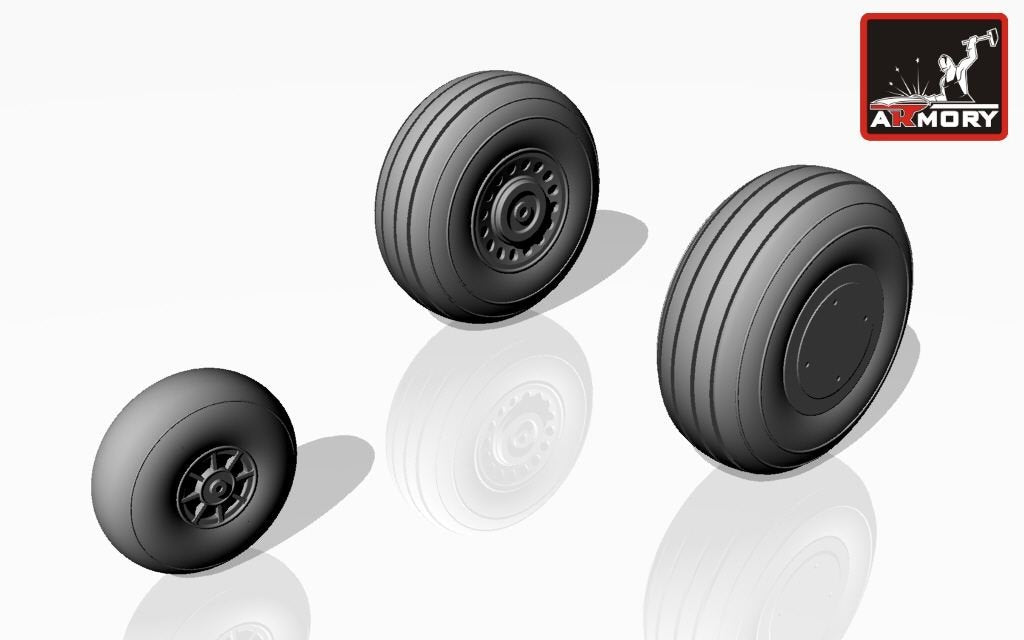 Armory Models AW72301 A-20A Boston wheels, early 1/72 – image 4