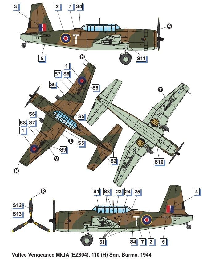 Dora Wings 72038 Vultee A-31 Vengeance 1/72 – zdjęcie 6