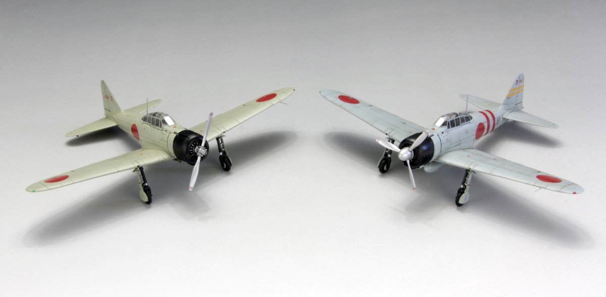 Fine Molds FP34 IJN Carrier Fighter &amp;quot;Zero&amp;quot; A6M1 &amp;amp; A6M2a (Model 11) 1/72 – immagine 2