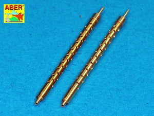 Aber A32013 Set of 2 barrels for 13.2 mm Japanese Type 3 aircraft machine guns used on Mitsubishi A6M5b/c, A6M7, A6M8 (1/32) – immagine 3