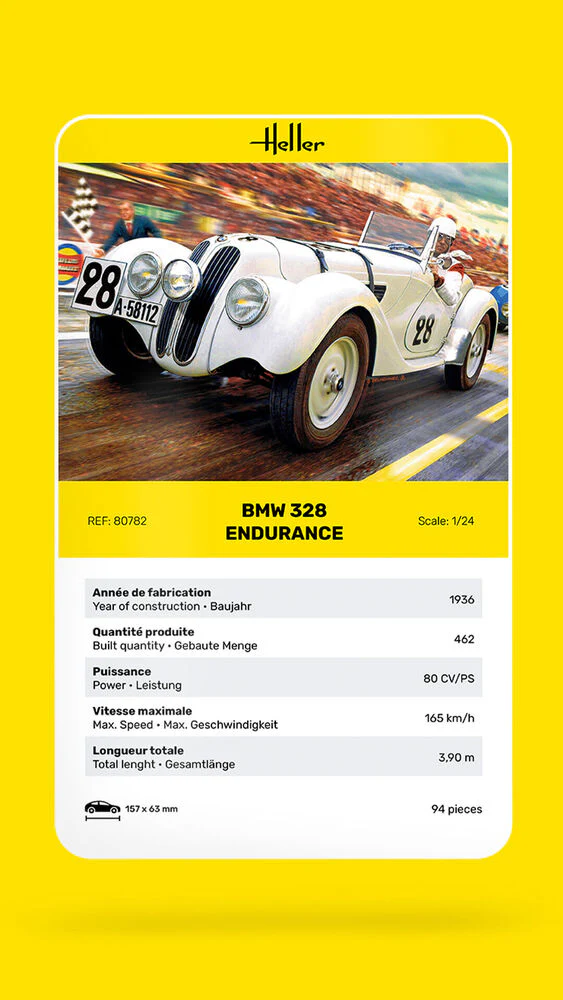 Heller 80782 BMW 328 1/24