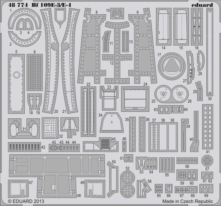 Eduard 48774 Bf 109E-3/ E-4 1/48 EDUARD