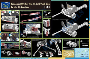 Riich Models RV35018 British Ordnance QF 6 pdr Mk IV Anti-Tank Gun and Mk 1a 1/35 – image 2