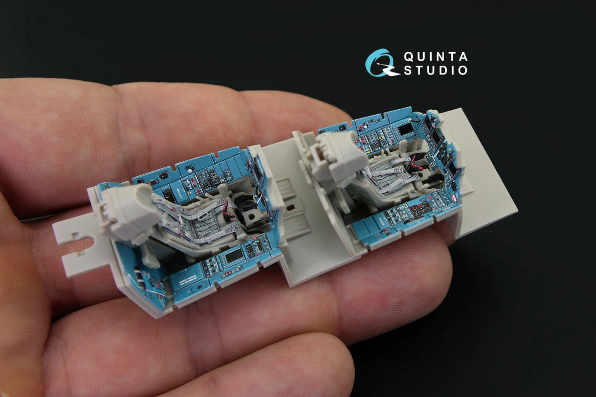Quinta Studio QD48188 Su-30SM 3D-Printed colored Interior on decal paper (for KittyHawk kit) 1/48 – Bild 7