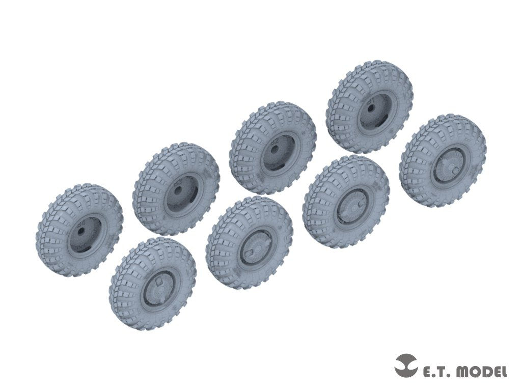 ET Model P35-113 Russian BTR-80 APC Weighted Road Wheels(Narrow) (3D Printed) For TRUMPETER Kit 1/35