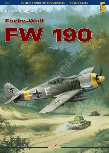 Kagero 3005 Focke Wulf Fw 190 vol. III (without decals) EN/PL