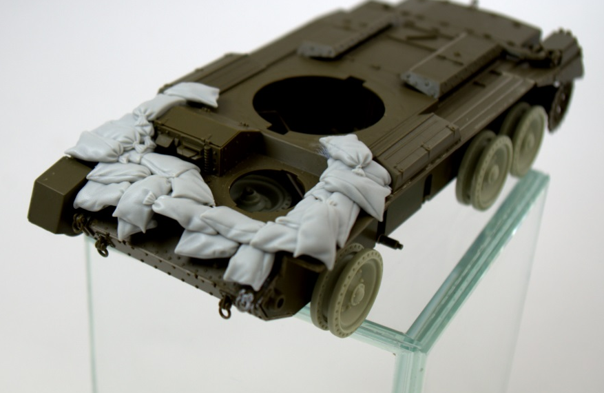 Panzer Art RE35-625 Sandbags armor for A15 “Crusader” 1/35 – obrázek 2
