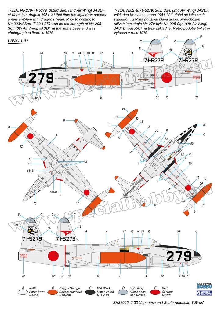 Special Hobby 32066 T-33 &amp;#39;Japanese and South American T-Birds&amp;#39; 1/32 – immagine 7