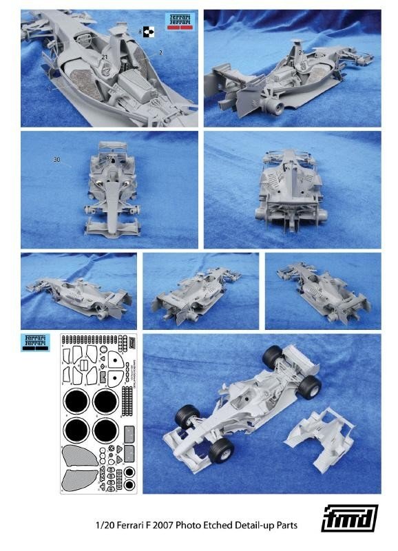 KA Models FE-20010 FERRARI F2007 DETAIL-UP SET Fujimi 1/20 – imagen 4