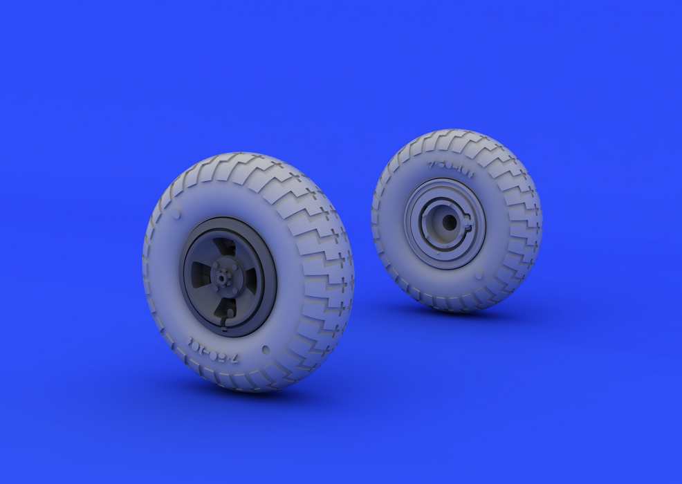 Eduard 648118 Spitfire wheels - 4 spoke w/ pattern 1/48 (EDUARD) – image 2