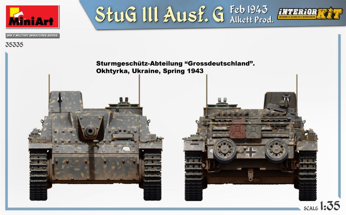 MiniArt 35335 StuG III Ausf. G Feb 1943 Alkett Prod. INTERIOR KIT 1/35 – immagine 5