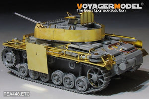Voyager Model PEA448 WWII German Pz.Kpfw.III Ausf.M/N Additional Armor (For TAKOM) 1/35 – obrázek 4