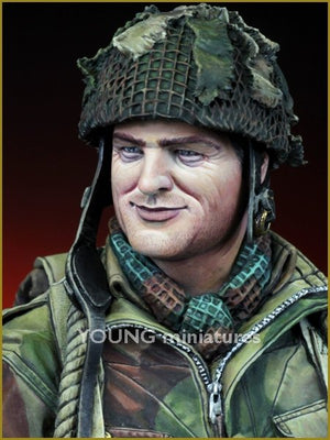 oung Miniatures YM1834 British Paratrooper Northwest Europe WWII 1/10 – immagine 8