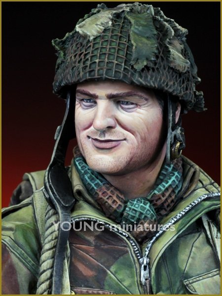 oung Miniatures YM1834 British Paratrooper Northwest Europe WWII 1/10 – immagine 8