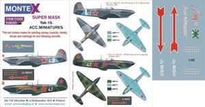 Montex K48293 Yak-1b 1/48