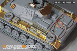 Voyager Model PE351252 WWII German Pz.KPfw.III Ausf.N early version upgrade set basic For TAKOM 8011 1/35 – obrázek 6