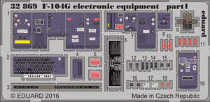 Eduard 32869 F-104G electronic equipment ITALERI 1/32