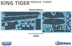 Suyata NO-008 King Tiger Porsche Turret With Full Interior 1/48 – Bild 6