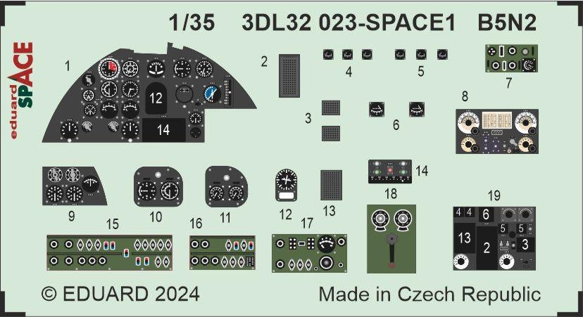 Eduard 3DL32023 B5N2 SPACE BORDER MODEL 1/35 – Bild 3