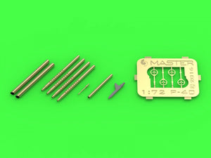 Master AM-72-122 Curtiss P-40 B/C - US version - .30 cal Browning rifle barrels and US version Pitot tubes (1/72)