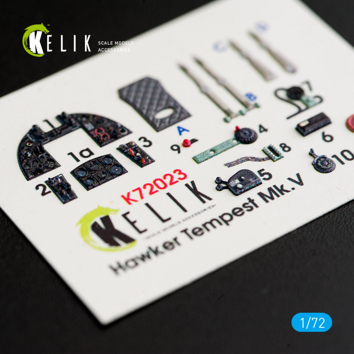 KELIK K72023 HAWKER TEMPEST MK.V INTERIOR 3D DECALS FOR AIRFIX KIT 1/72 – Bild 2