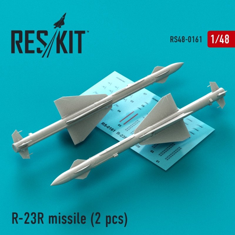RESKIT RS48-0161 R-23R missile (2 pcs) 1/48