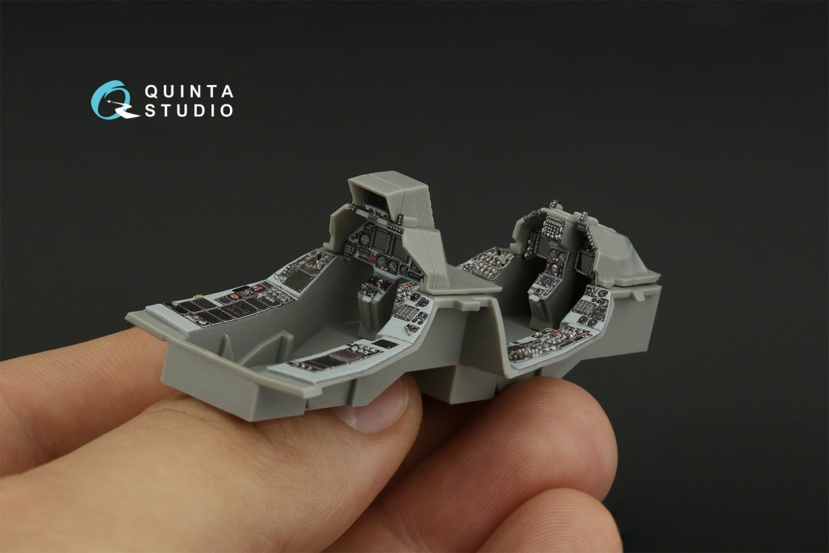Quinta Studio QDS-48419 F-16D block 40 3D-Printed &amp;amp; colored Interior on decal paper (Kinetic 2022 tool) (Small version) 1/48 – image 12