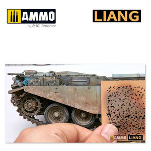 Liang 0001 Weathering Airbursh Stencils – imagen 4