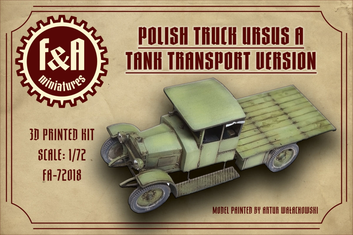 F&A Miniatures FA-72018 Ursus A Tank Transport 1/72