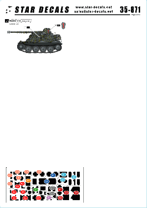 Star Decals 35-871 Panzerjager Marder IID 1/35 – obrázek 2