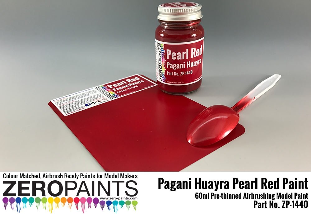 Zero Paints ZP-1440 Pagani Huayra Pearl Red Paint 60ml – Bild 3