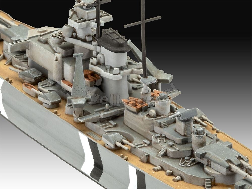 Revell 05637 Gift Set - The Legendary Bismarck 1/700 – obrázek 4