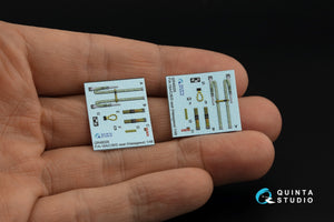Quinta Studio QD48346 FA-18D early 3D-Printed &amp;amp; colored Interior on decal paper (Hasegawa) 1/48 – Bild 3
