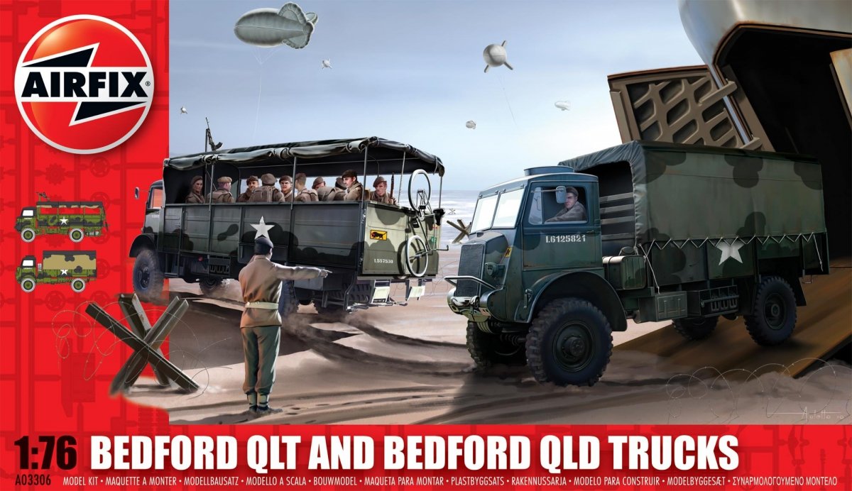 Airfix 03306A Bedford QLT And Bedford QLD Trucks 1/76