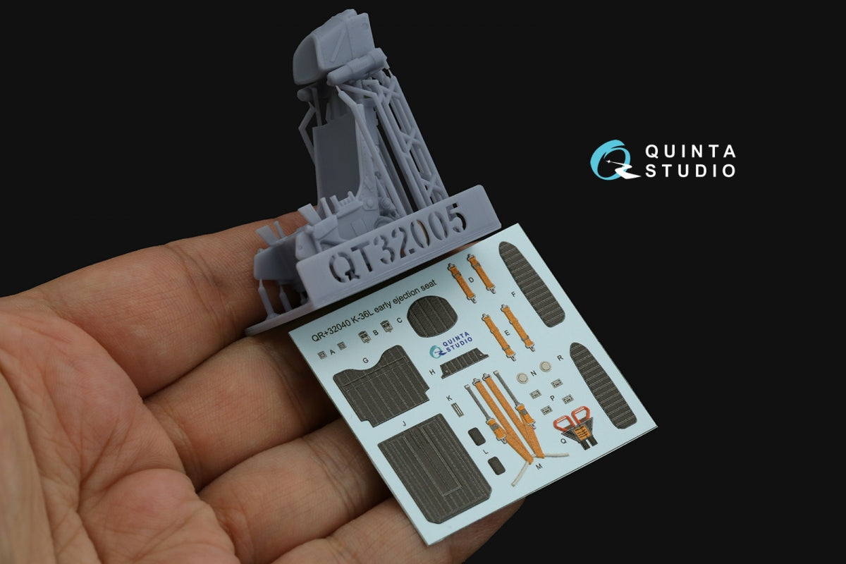 Quinta Studio QR+32040 K-36L (early) ejection seat (for Su-25 aircraft until 2007) (All kits) 1/32 – obrázek 2