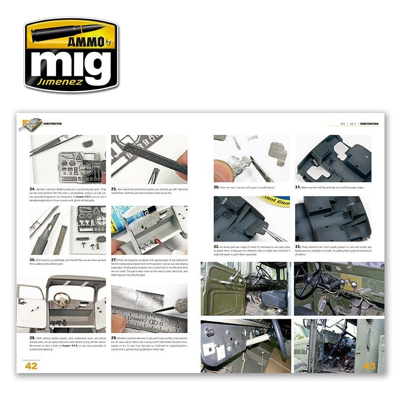 AMMO of Mig Jimenez 6150 ENCYCLOPEDIA OF ARMOR MODELLING TECHNIQUES VOL. 1 – CONSTRUCTION (English) – imagen 4