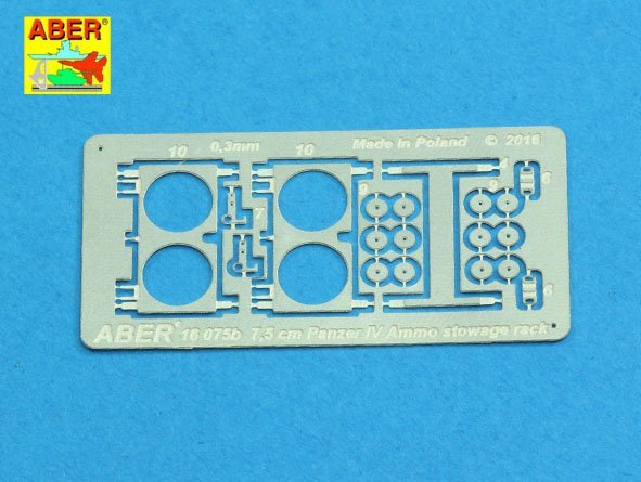 Aber 16075B Pz.Kpfw. IV, Ausf.H Vol.16B - Ammo stowage rack type B for long rounds 1/16 – immagine 7