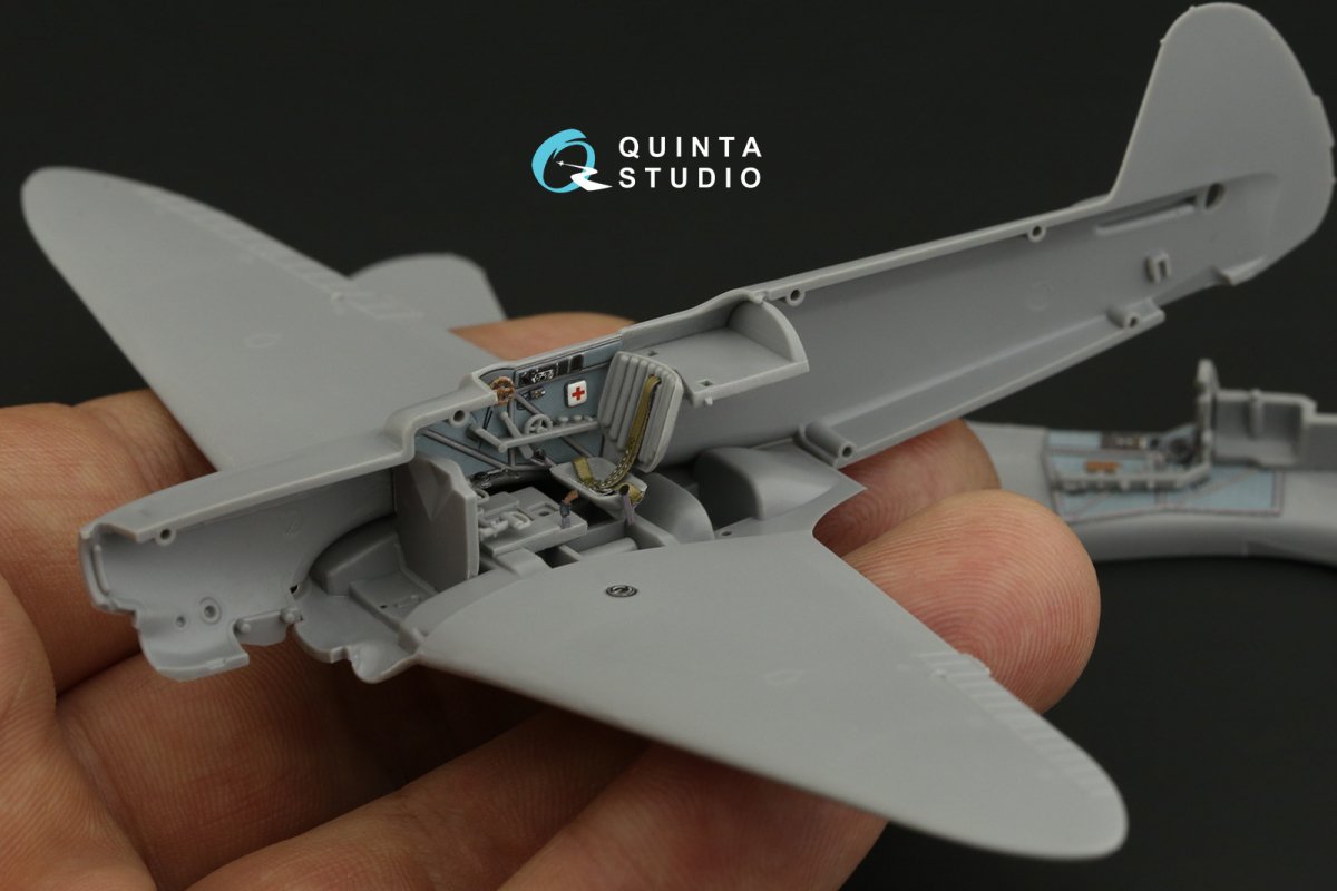 Quinta Studio QD72084 Yak-1B 3D-Printed &amp;amp; colored Interior on decal paper (Arma Hobby) 1/72 – image 6