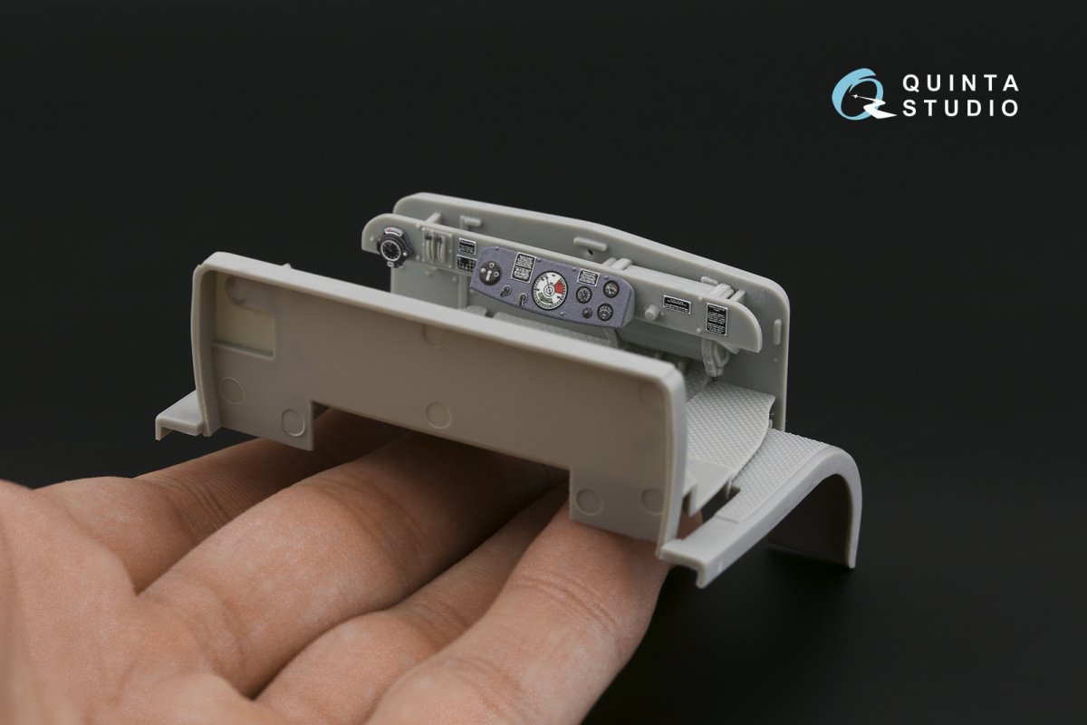 Quinta Studio QD35078 Sd.Kfz.7 family 3D-Printed &amp;amp; colored Interior on decal paper (Trumpeter) 1/35 – imagen 3