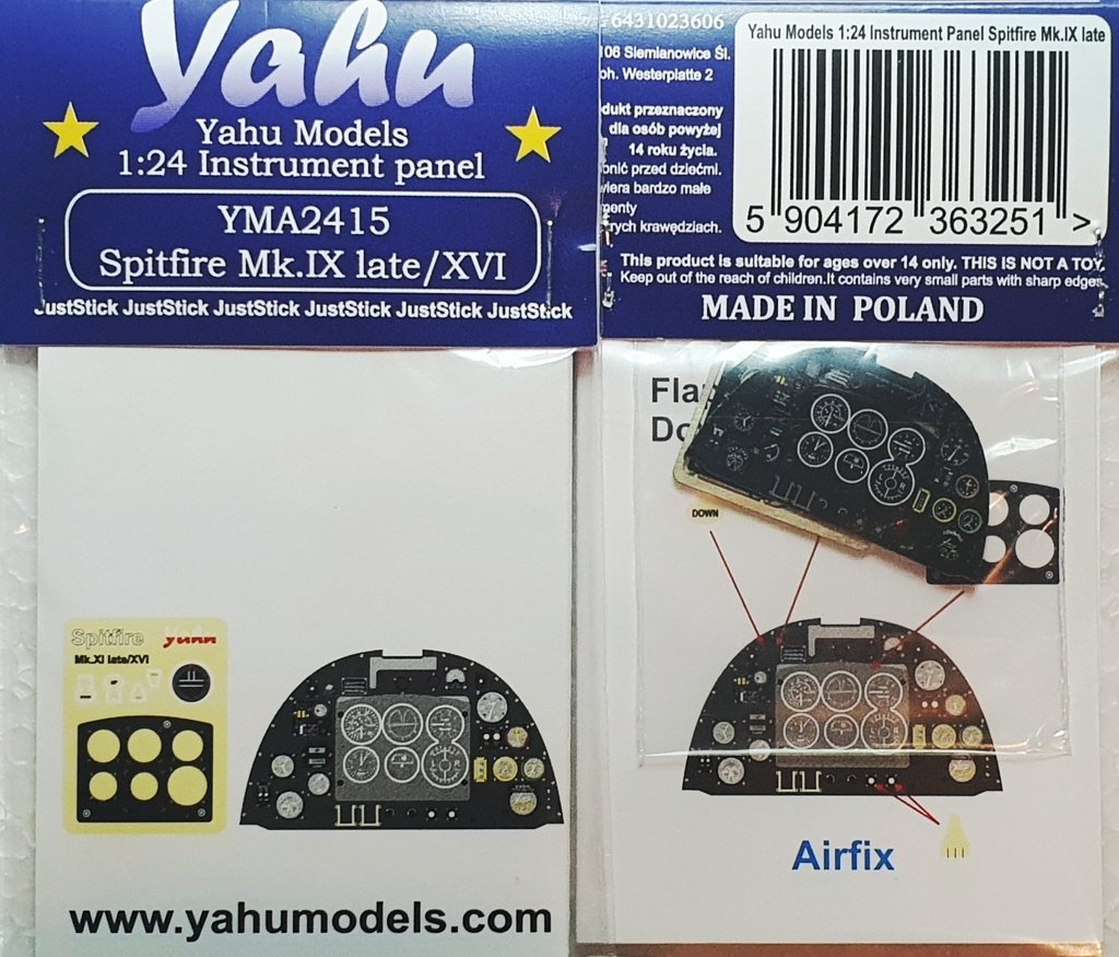 Yahu YMA2415 Spitfire Mk.IX late &amp; Mk.XVI Airfix 1/24