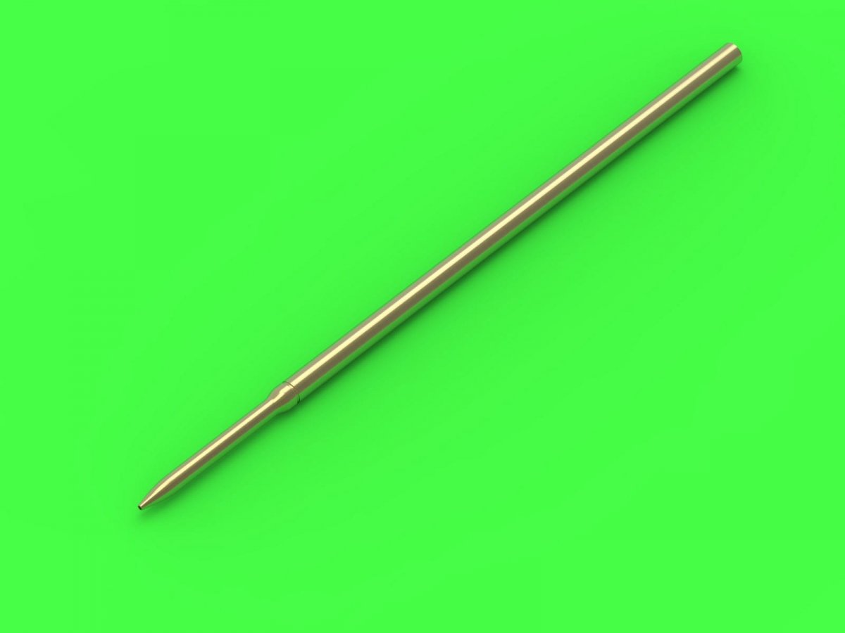 Master AM-48-158 American WWII Pitot Tube - "Streamline" Type (1 pc.) - Used mainly on early US Navy aircraft - F-2A Buffalo, F4F-3 Wildcat and others 1/48