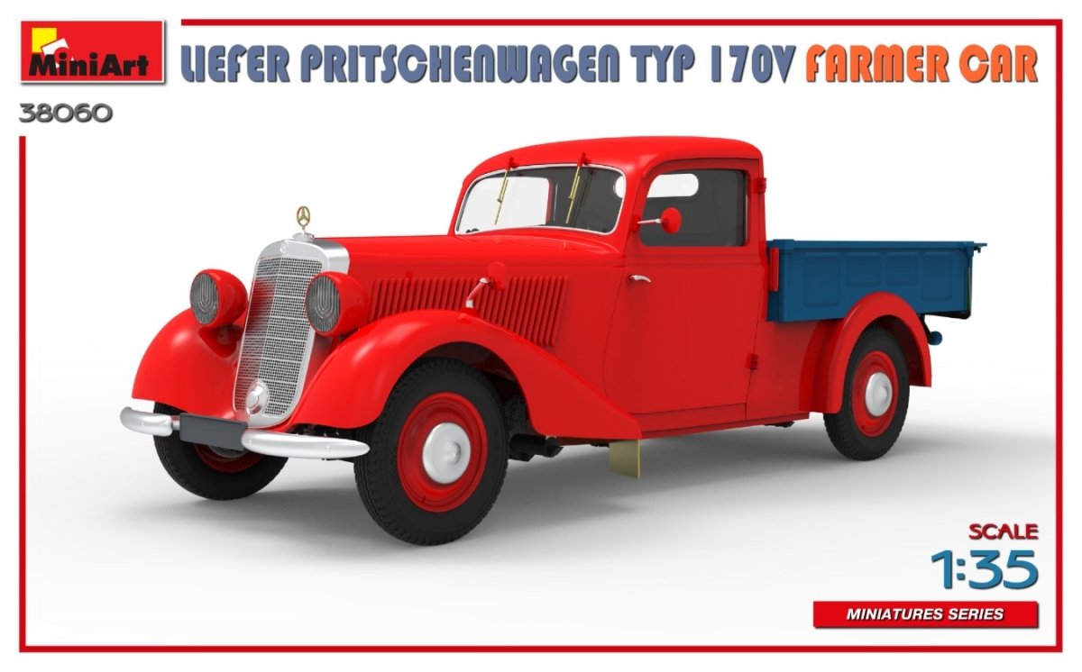 MiniArt 38060 LIEFER PRITSCHENWAGEN TYP 170V FARMER CAR 1/35 – image 9
