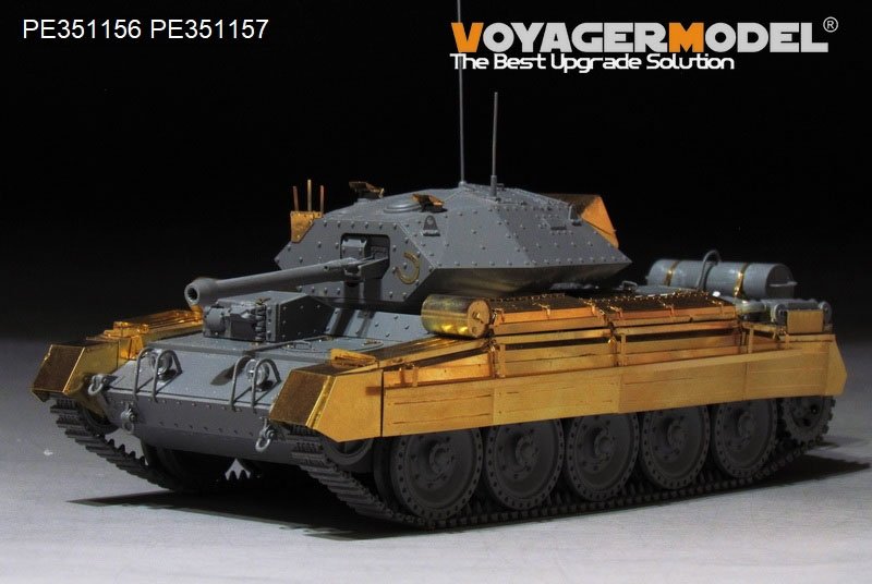 Voyager Model PE351157 WWII UK Crusader Mk.III tank Fenders (For Boder BT-012) 1/35 – obrázek 2