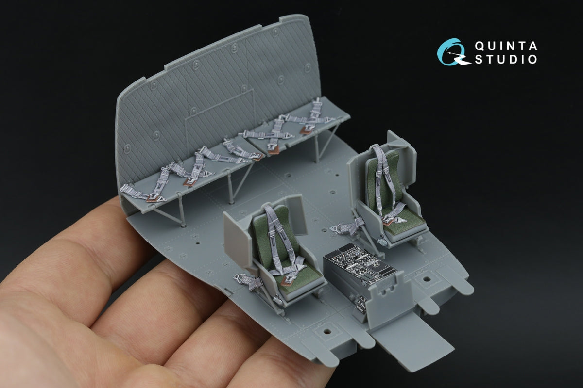 Quinta Studio QD35158 UH-1B 3D-Printed &amp;amp; coloured Interior on decal paper (Trumpeter) 1/35 – zdjęcie 3