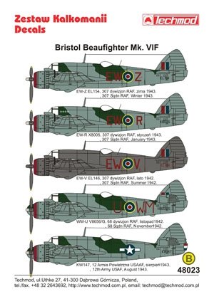 Techmod 48023 - Bristol Beaufighter VI 1/48 – Bild 2