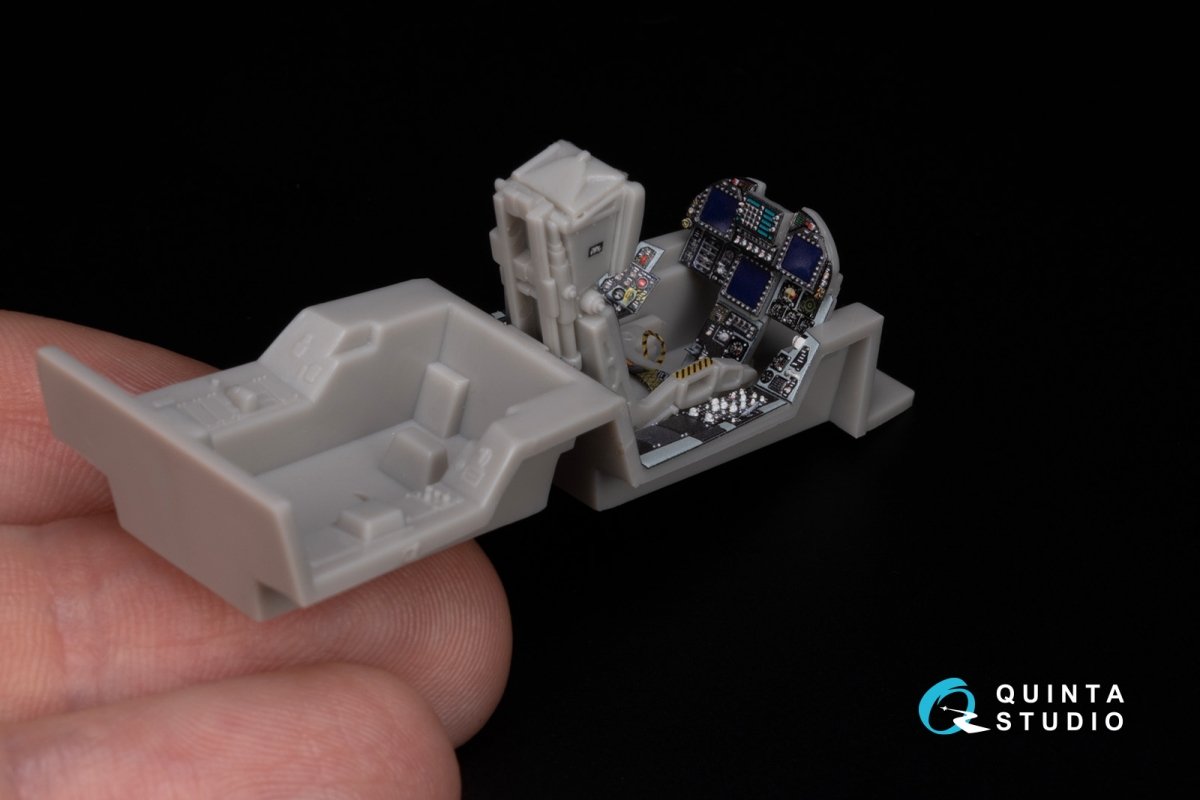 Quinta Studio QD48284 F/A-18A++ 3D-Printed &amp;amp; colored Interior on decal paper (Hasegawa) 1/48 – image 8
