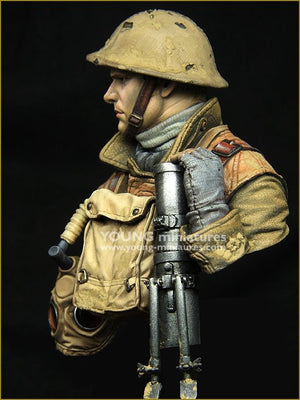 Young Miniatures YM1875 British LEWIS Gunner WWI 1/10 – image 5