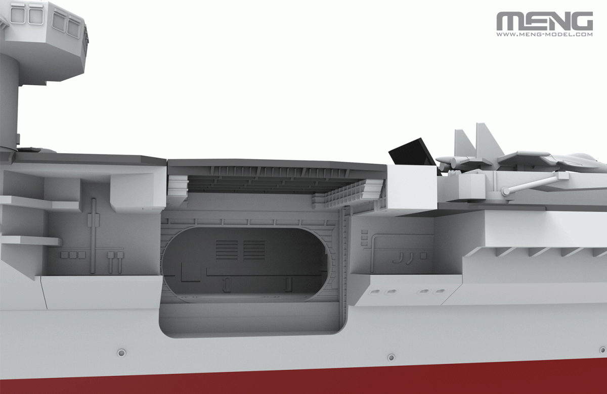 Meng Model PS-010 Aircraft Liaoning 1/700 – image 9