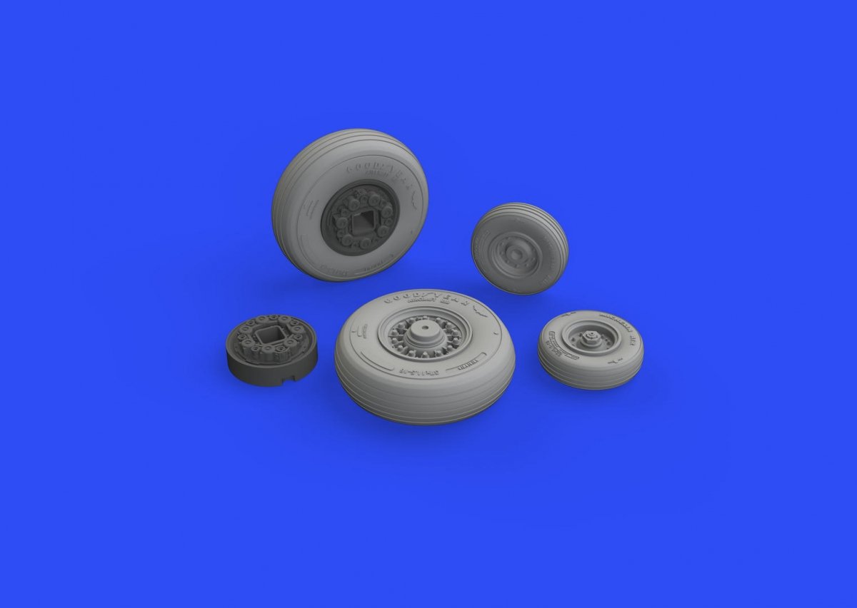 Eduard 648530 F-14D wheels 1/48 AMK – Bild 2