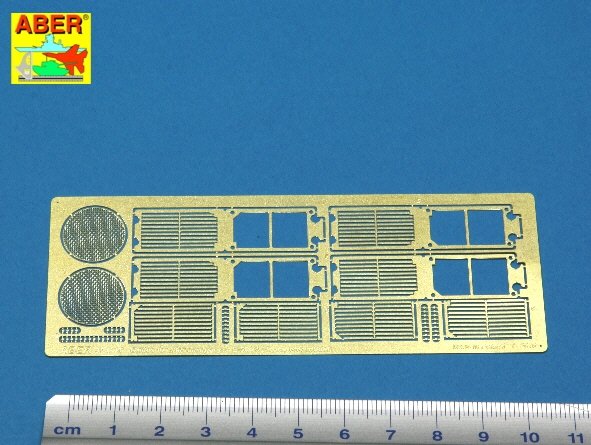 Aber 35G26 Grilles for german tank Standardpanzer E-75 or E-50 1/35 – image 2